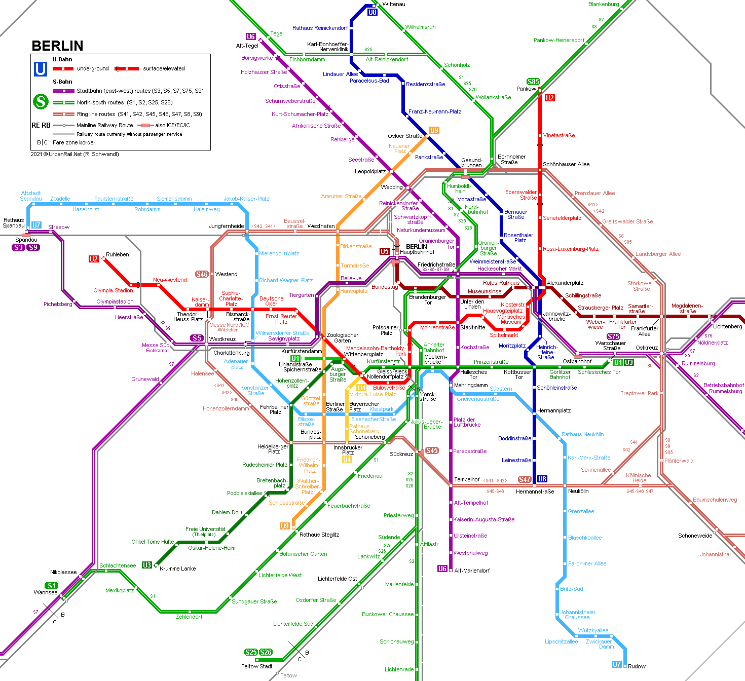 UrbanRail.Net > Europe > Germany > Berlin S-Bahn