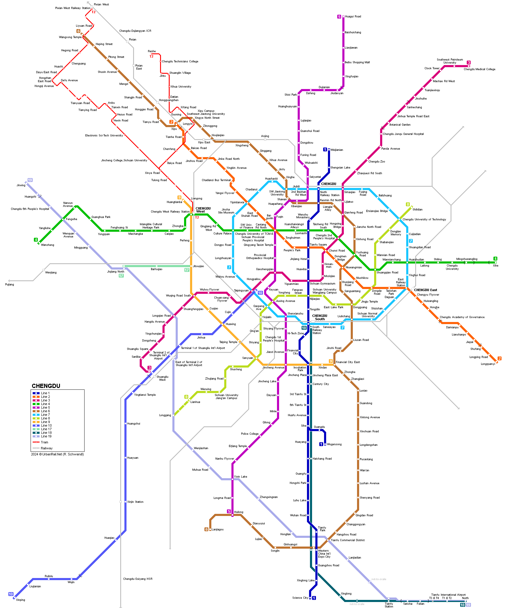 Chengdu Metro Map