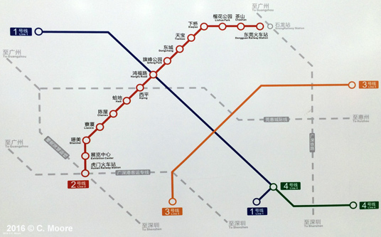 Dongguan Metro map