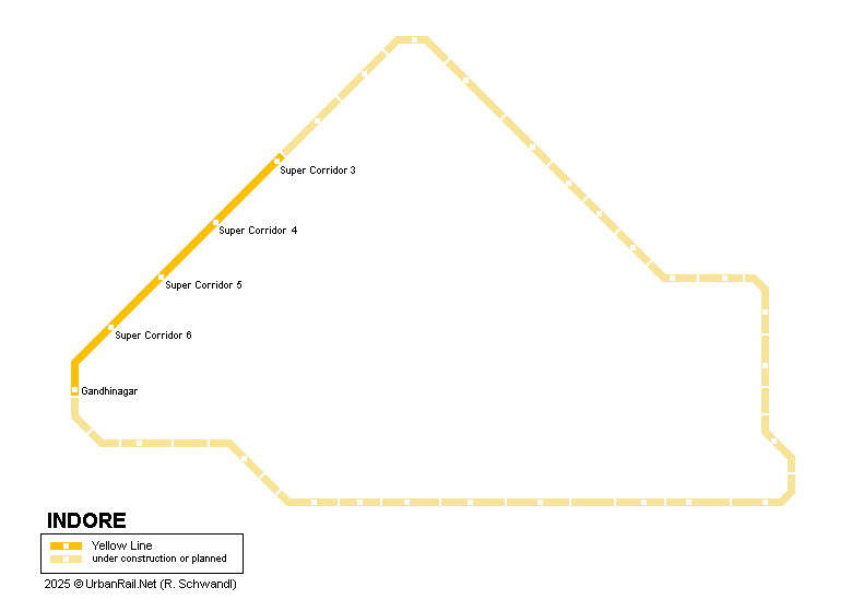Indore Metro Map