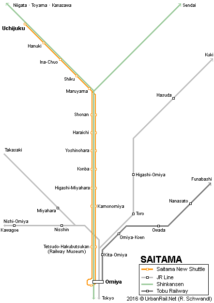 Tokyo metro map