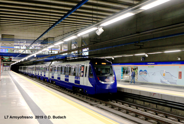 L7 Metro Madrid - Arroyofresno