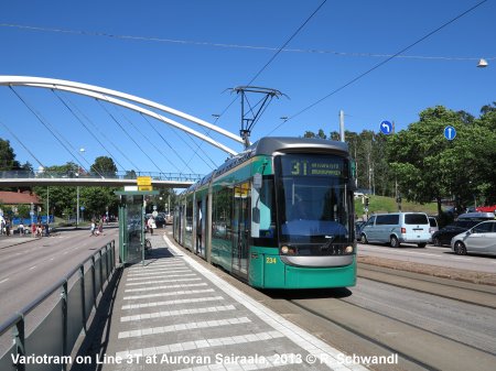 Helsinki tram straßenbahn