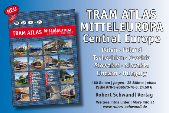 Tram Atlas Central Europe