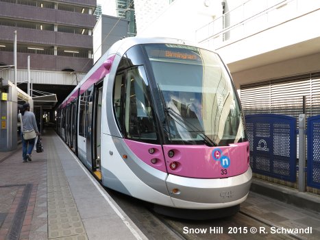 Birmingham CAF tram