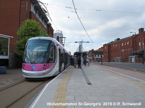 Birmingham CAF tram