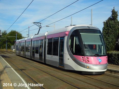 Birmingham CAF tram