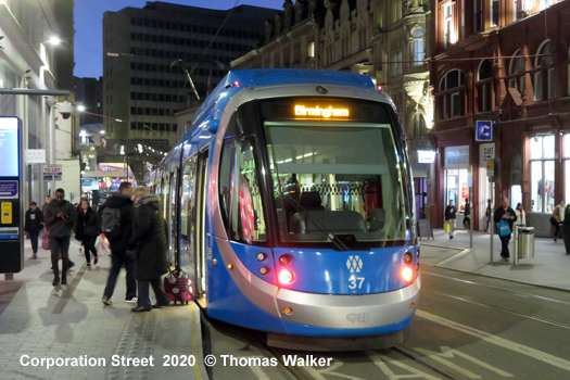 Birmingham CAF tram