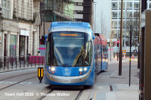 Birmingham CAF tram